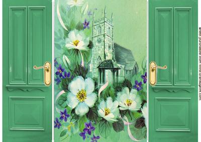 Pretty Floral and Church, Gatefold