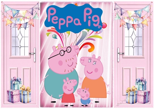 Pink Gatefold With Peppa Pig (ONE)