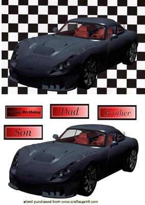 Black Sports Car