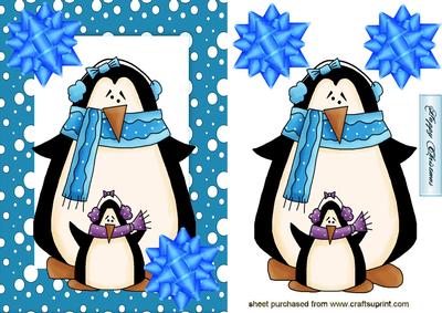 Daddy Penguin, with Baby Penguin