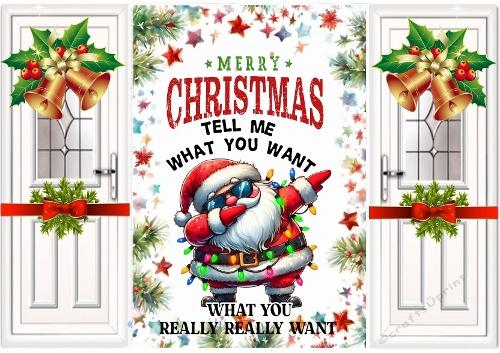 Santa With Funny Humour Gatefold For Christmas (ONE)