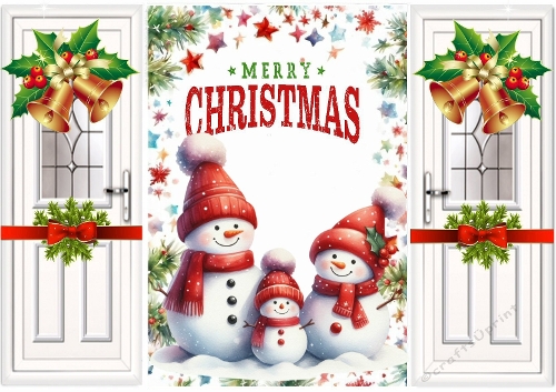 Lovely Christmas  Snowman & Family Gatefold  (TWO)