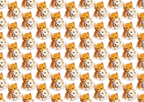 Cute Puppy/Kittens With Bows Toppers (SET THREE) One