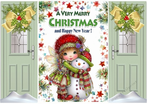 Lovely Christmas Whimsical Fairy Gatefold (ONE)