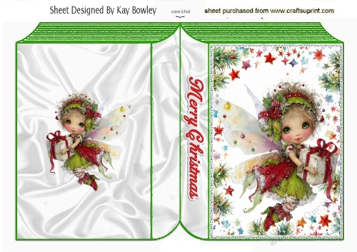 Whimsical Cristmas Fairy Folded A5 Book (TWO)