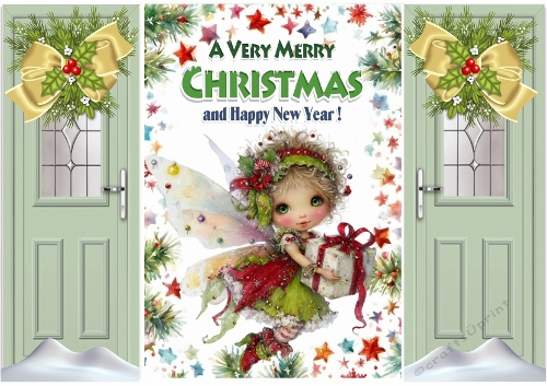 Lovely Christmas Whimsical Fairy Gatefold (TWO)