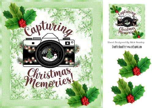  Christmas Capture A Memory With Holly 8x8