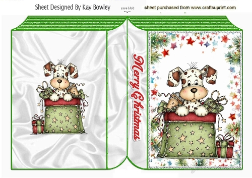 Cute Christmas Whimsical Puppy Book (TWO)
