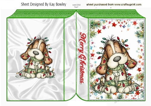 Cute Christmas Whimsical Puppy Book (FOUR)