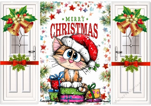 Whimsical Funny Cat Gatefold (TWO)