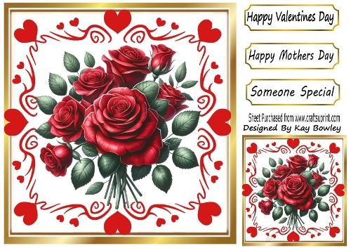 Beautiful Red Roses For That Special Person 8x8