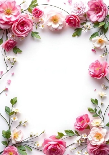 Pretty Roses A4 Frame