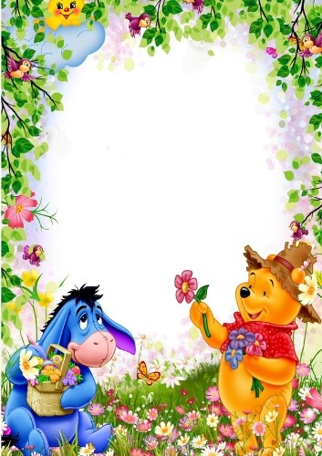 Lovely Eeyore & Pooh Bear A4 Frame