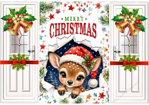 Cute Peek A Boo Deer Gatefold (ONE)