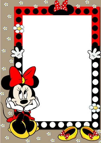 Lovely Minnie Mouse A4 Frame (ONE)
