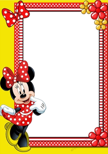 Lovely Minnie Mouse A4 Frame (TWO)