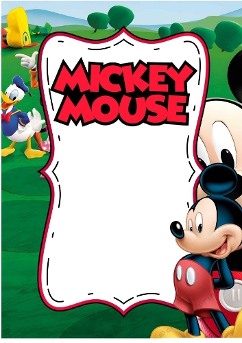 Lovely Mickey Mouse A4 Frame (FOUR)