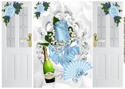 Special Occassion, with Blue Rose, Gatefold