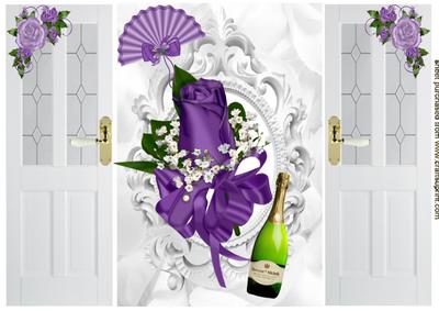 Special Occassion Purple Rose, Gatefold