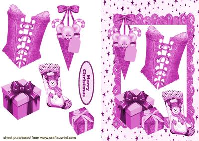 Pink Ladies Christmas Accessories
