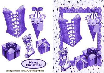 Purple Christmas Ladies Accessories