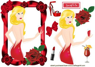 Vava-vroom Girl! Gorgeous in Red
