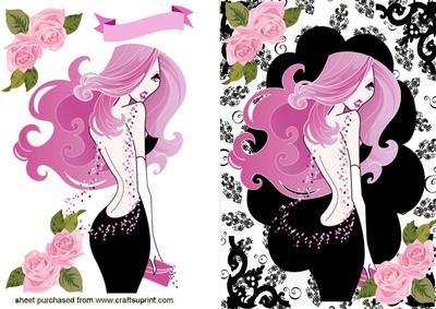 Girlie Pink!, with Pink Roses