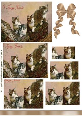 A Happy Family, of Kittens, Pyramids