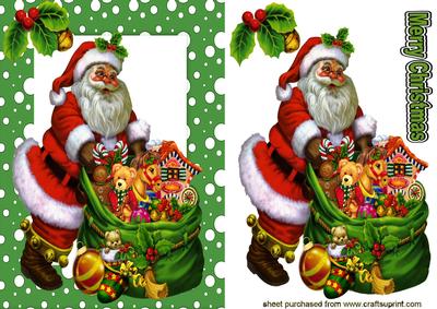 Lovely Santa , with Sack of Toys