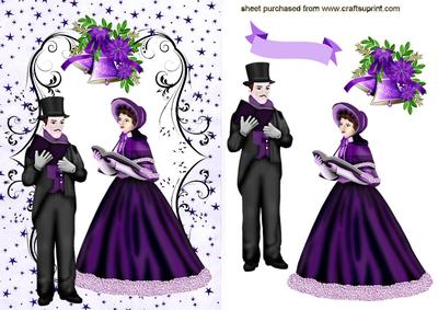 Carol Singers, with Pretty Bells