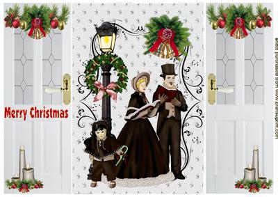 Carol Singers, Gatefold
