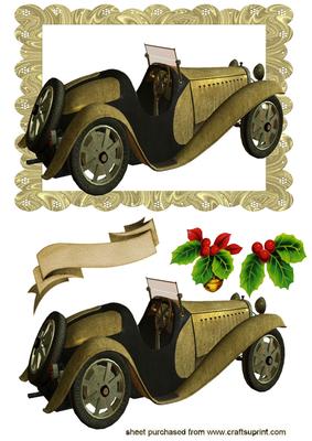 Vintage Car in Frame