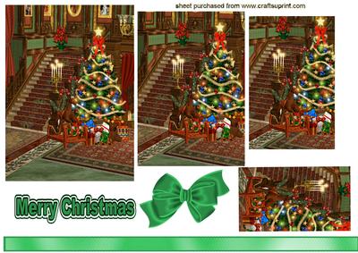 Lovely Christmas Tree & Stairway, Pyramids