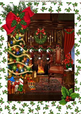 Lovely Christmas Tree, A4 Topper