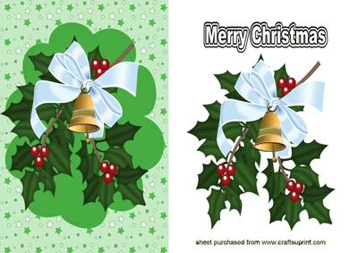 Holly with Berries & a Bell