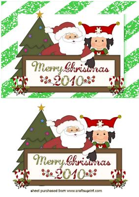 Santa and His Little Helper