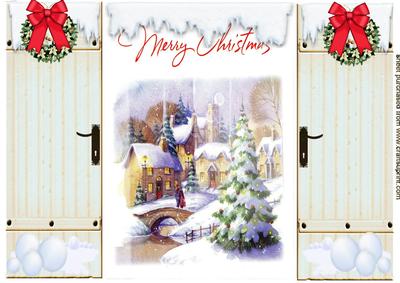 Pretty Snow Scene, Gatefold