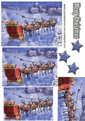 Santa in His Sleigh, Pyramids