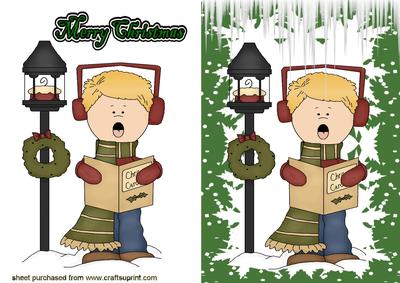 Little Boy Carol Singer