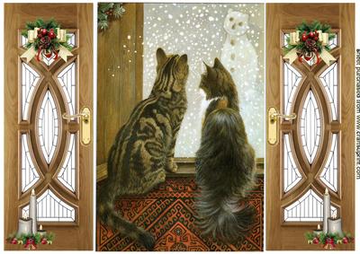 Cats Looking Out the Window, Gatefold