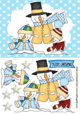 Playfull Snowman, Hide and Seek