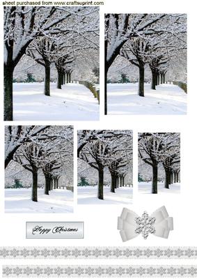 Snowy Woodland, Pyramids