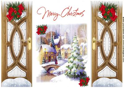 Pretty Snow Village, Gatefold