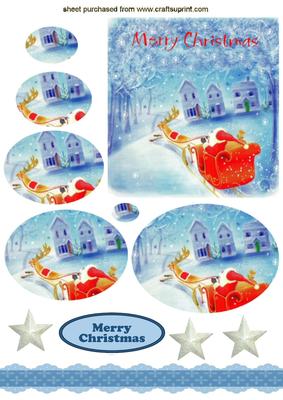 Santa is on His Way, Oval Pyramids