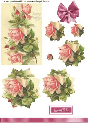 Pink Roses Especially for U, Star Pyramids