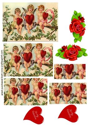 Hearts and Cherubs, Cupids Arrow Pyramids