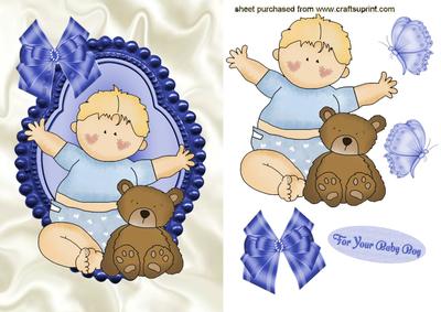 Baby Boy with Teddy