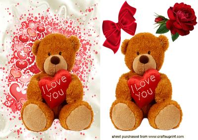 Big "i Love You " Bear