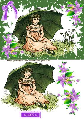 Little Lady Sitting in the Meadow