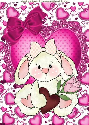 Cute Little Bunny, A4 Topper